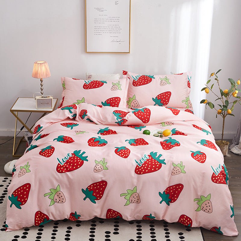 Four-piece cartoon bed - IVOIRART.COM