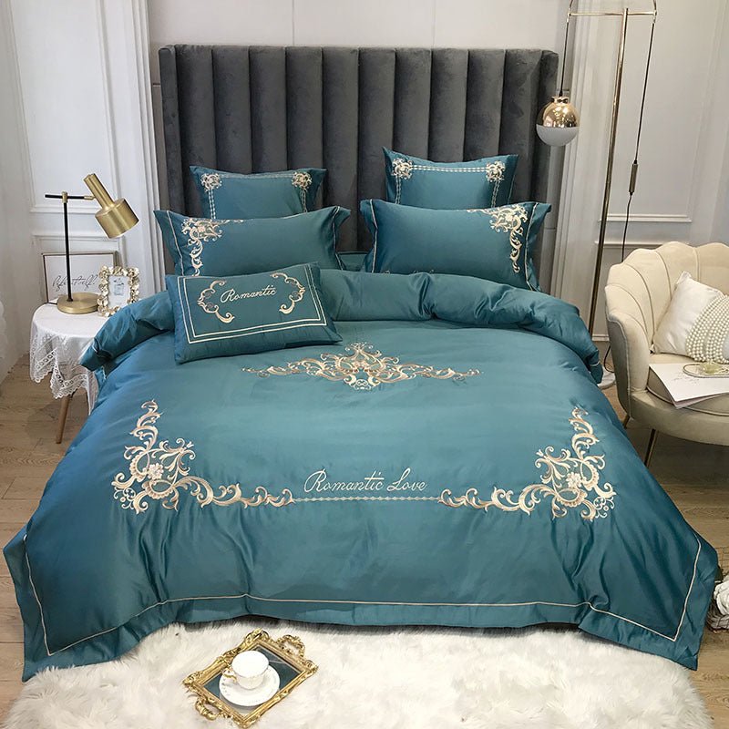 Four-Piece Cotton Bedding Ice Silk Summer European Style - IVOIRART.COM