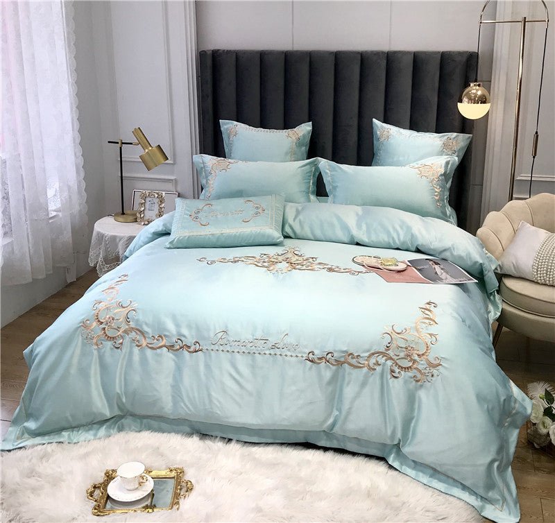 Four-Piece Cotton Bedding Ice Silk Summer European Style - IVOIRART.COM