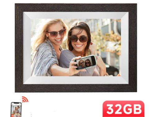 Frameo Electronic Digital Photo Frame 101156-inch Wifi Smart IPS Touch Screen Mobile App Send Pictures - IVOIRART.COM
