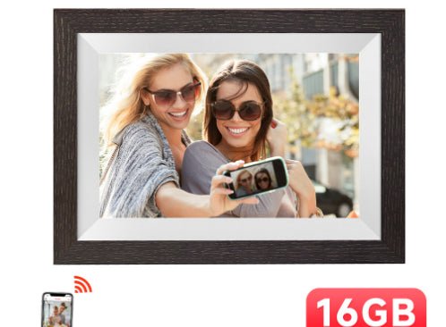 Frameo Electronic Digital Photo Frame 101156-inch Wifi Smart IPS Touch Screen Mobile App Send Pictures - IVOIRART.COM