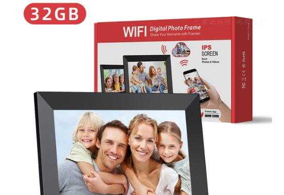 Frameo Electronic Digital Photo Frame 101156-inch Wifi Smart IPS Touch Screen Mobile App Send Pictures - IVOIRART.COM