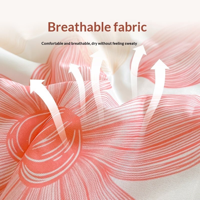 Fresh And Airy Cooling Ice-silk Summer Quilt Air-conditioning - IVOIRART.COM