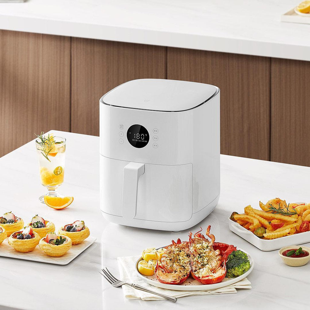 Friteuse à air 4,5L intelligente multifonctionnelle 1200W, intérieur en alliage. - IVOIRART.COM