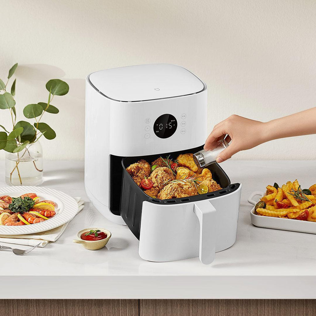 Friteuse à air 4,5L intelligente multifonctionnelle 1200W, intérieur en alliage. - IVOIRART.COM