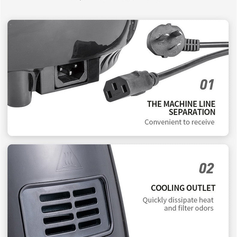 Friteuse électrique intelligente à commande tactile avec technologie d'air chaud - IVOIRART.COM
