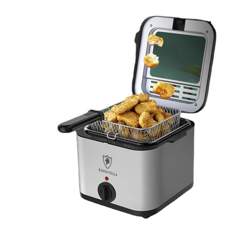 Friteuse Électrique Multifonctionnelle Visuelle pour Brochettes et Frites Maison - IVOIRART.COM