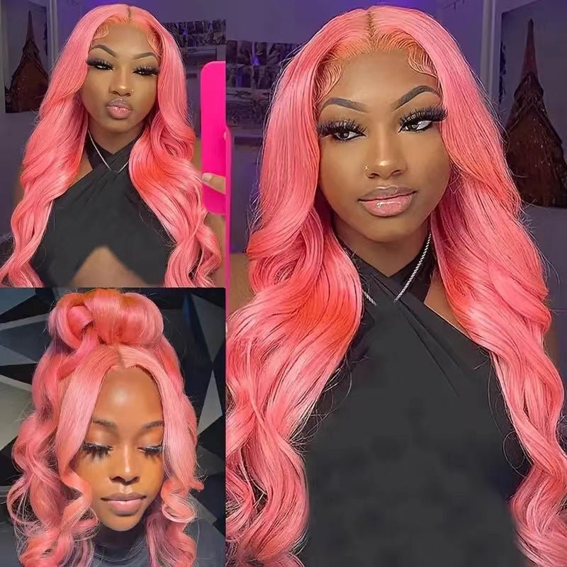Front Lace Fashion Wavy Long Curly Hair Women's Wig 24-32in Fibre Haute Temp Pro - IVOIRART.COM