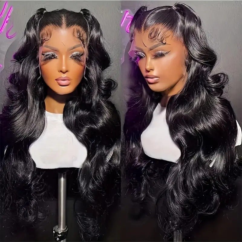 Front Lace Fashion Wavy Long Curly Hair Women's Wig 24-32in Fibre Haute Temp Pro - IVOIRART.COM