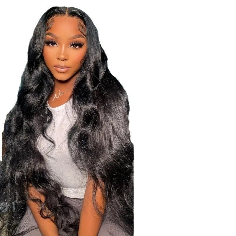Front Lace Fashion Wavy Long Curly Hair Women's Wig 24-32in Fibre Haute Temp Pro - IVOIRART.COM