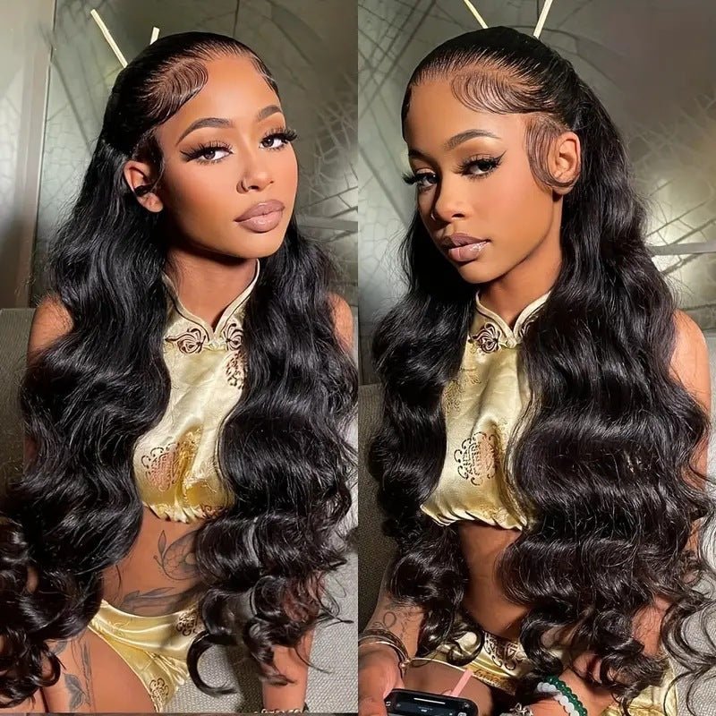 Front Lace Fashion Wavy Long Curly Hair Women's Wig 24-32in Fibre Haute Temp Pro - IVOIRART.COM