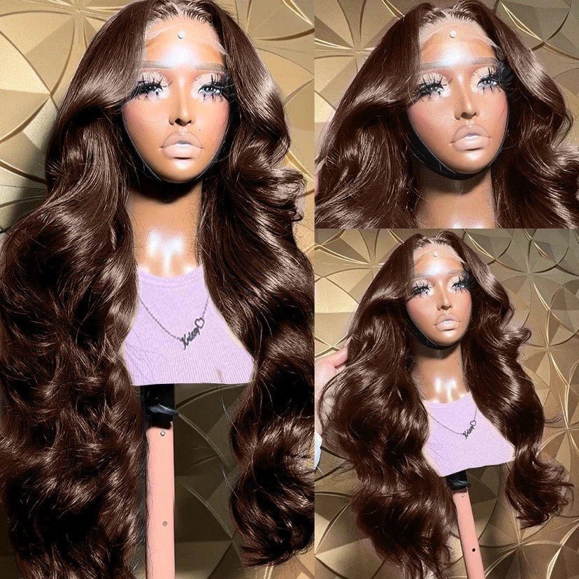Front Lace Fashion Wavy Long Curly Hair Women's Wig 24-32in Fibre Haute Temp Pro - IVOIRART.COM