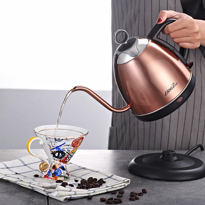 Full-automatic Constant Temperature Mute 1L Stainless Steel Kettle - IVOIRART.COM