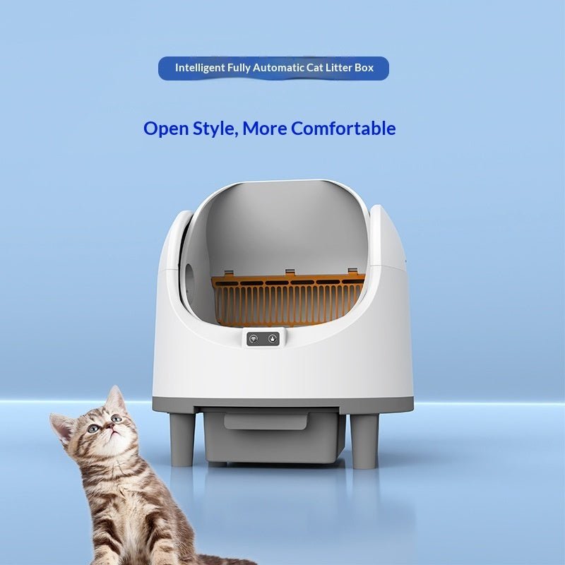 Fully Automatic Cat Litter Box With Large Space Intelligent Shovel Machine - IVOIRART.COM