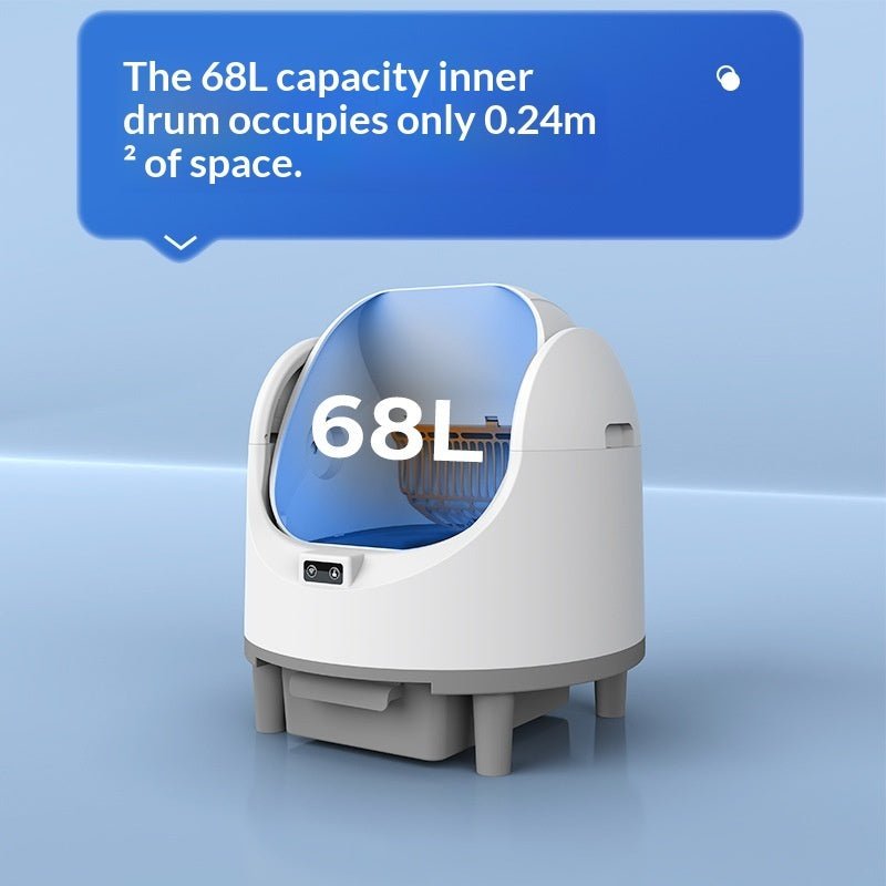 Fully Automatic Cat Litter Box With Large Space Intelligent Shovel Machine - IVOIRART.COM