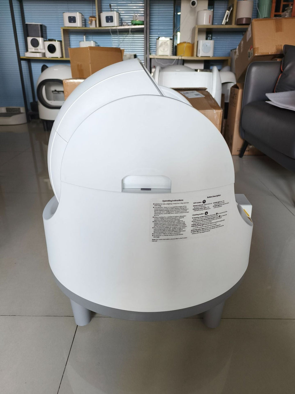 Fully Automatic Cat Litter Box With Large Space Intelligent Shovel Machine - IVOIRART.COM
