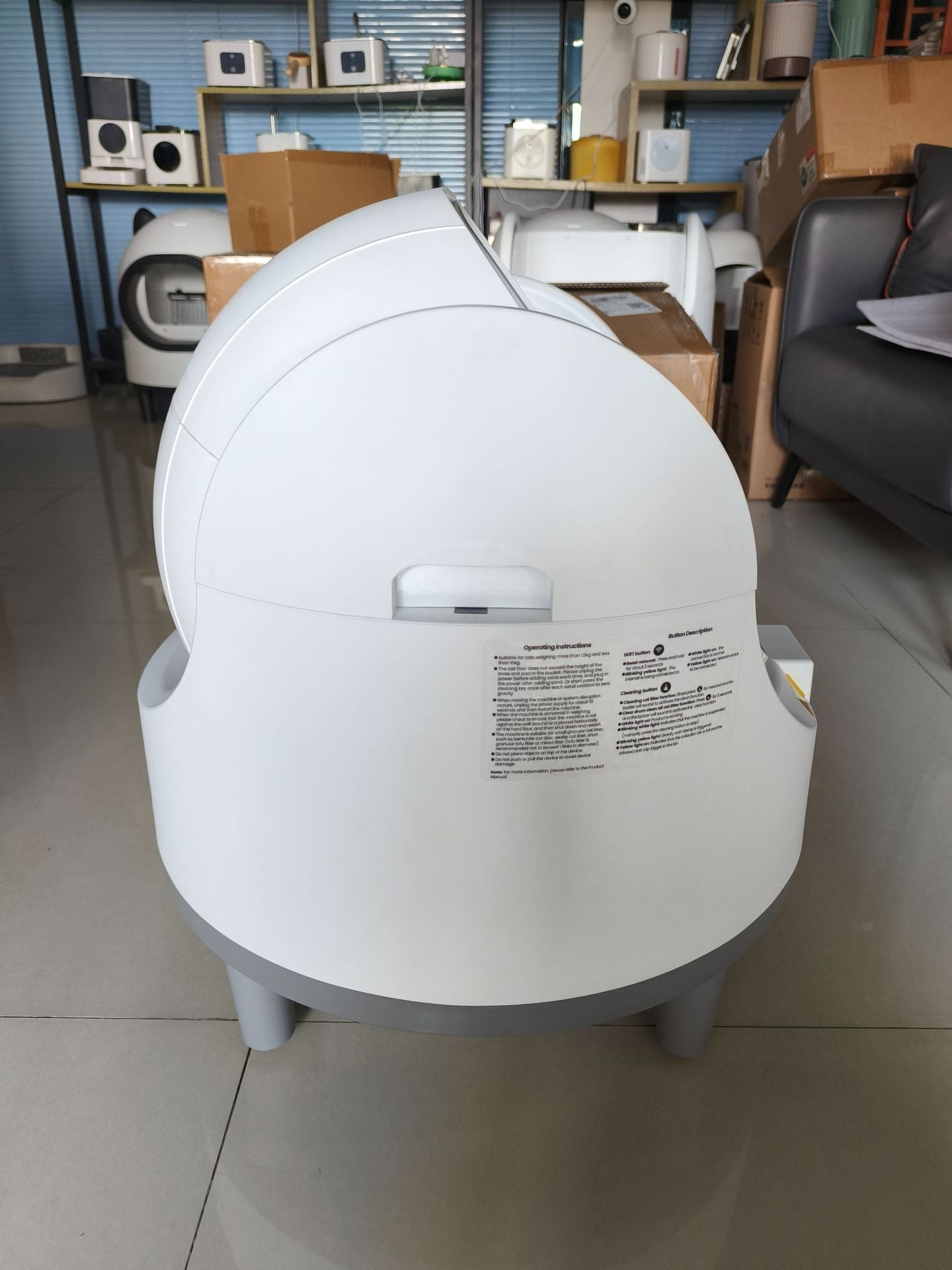 Fully Automatic Cat Litter Box With Large Space Intelligent Shovel Machine - IVOIRART.COM