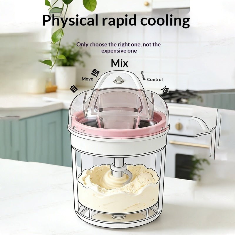 Fully Automatic Italian-style Homemade Ice Cream Machine - IVOIRART.COM