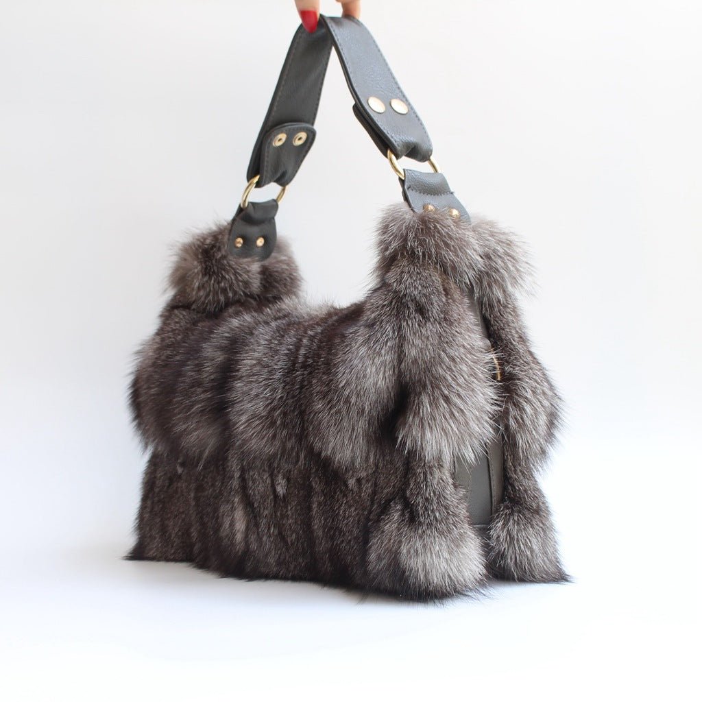 Fur Fox Hair Women's Bag Single Shoulder Belt - IVOIRART.COM