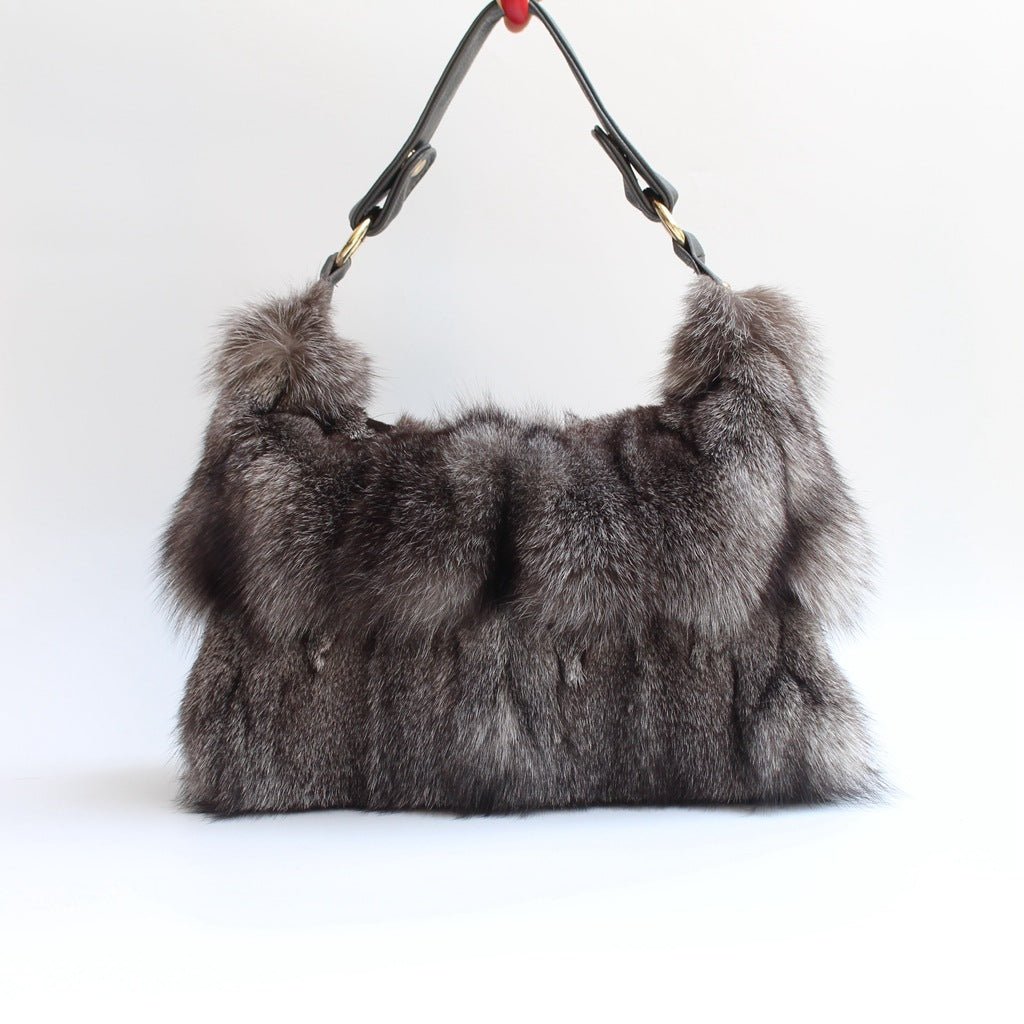 Fur Fox Hair Women's Bag Single Shoulder Belt - IVOIRART.COM