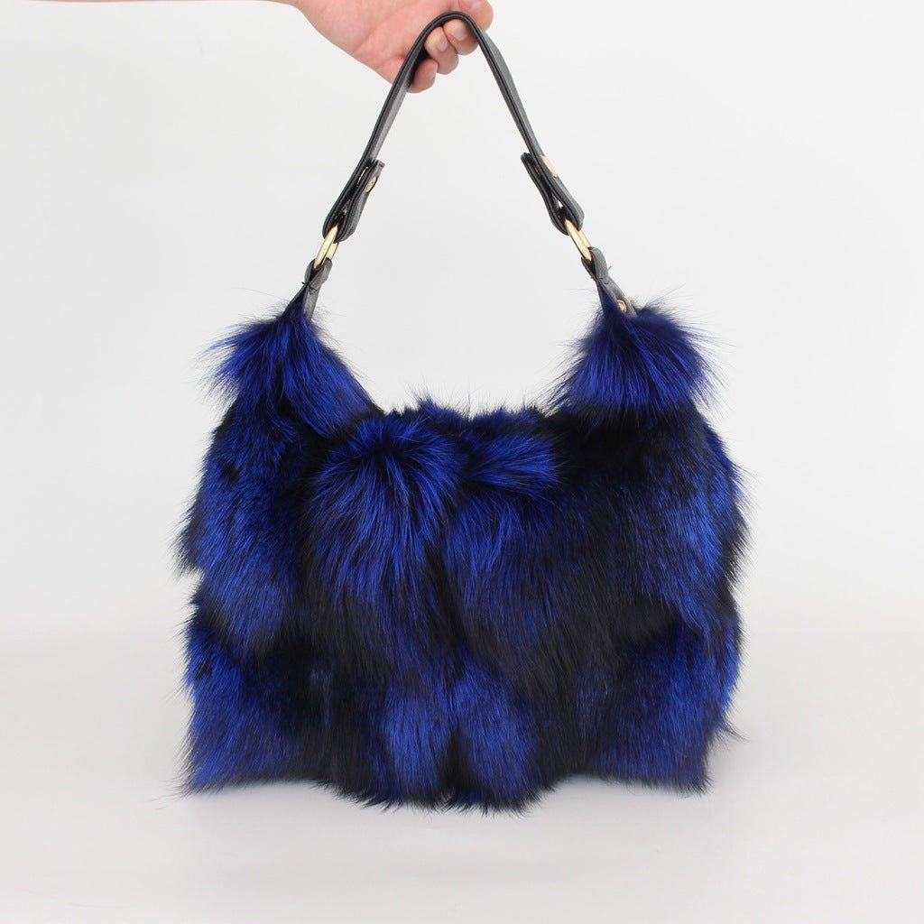 Fur Fox Hair Women's Bag Single Shoulder Belt - IVOIRART.COM