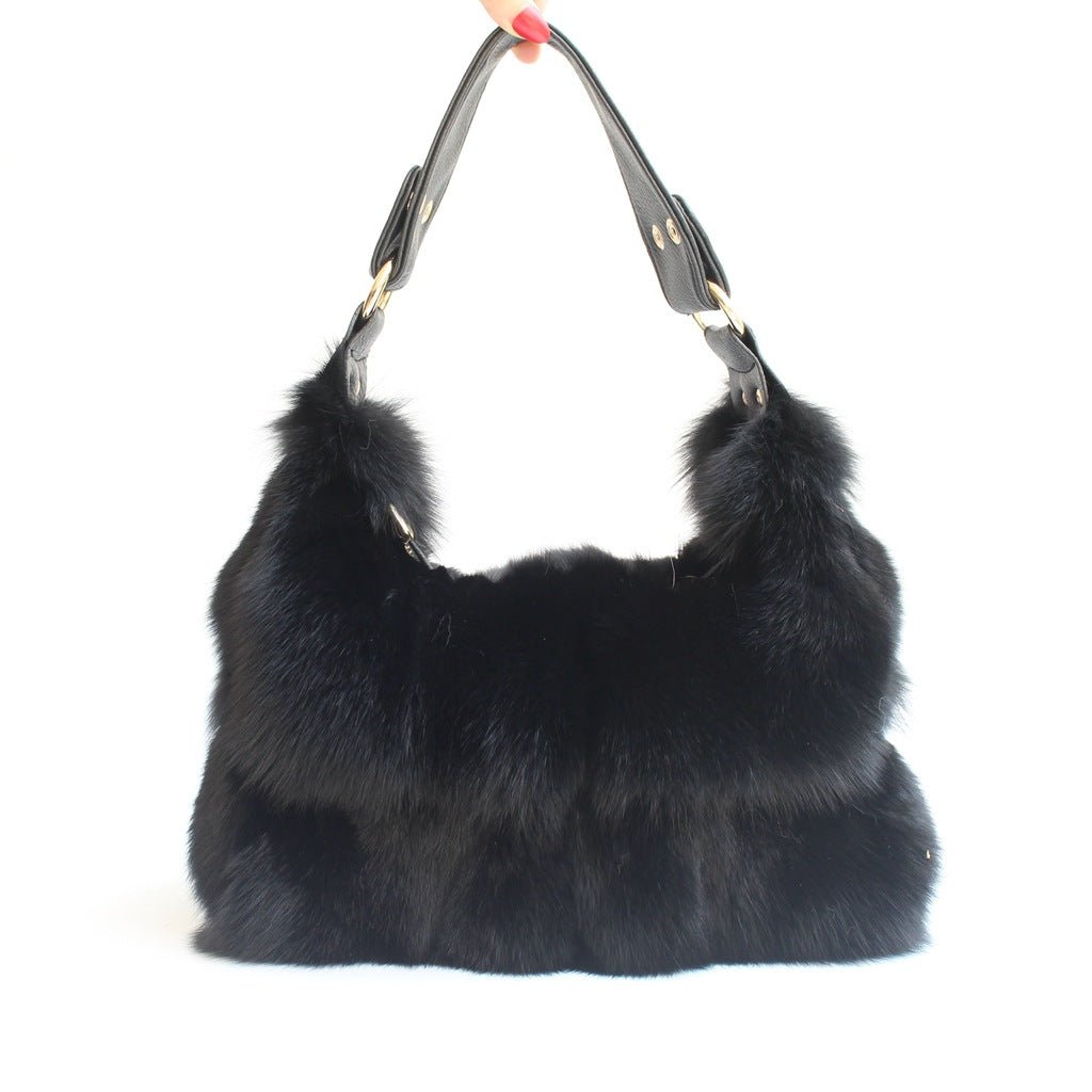 Fur Fox Hair Women's Bag Single Shoulder Belt - IVOIRART.COM