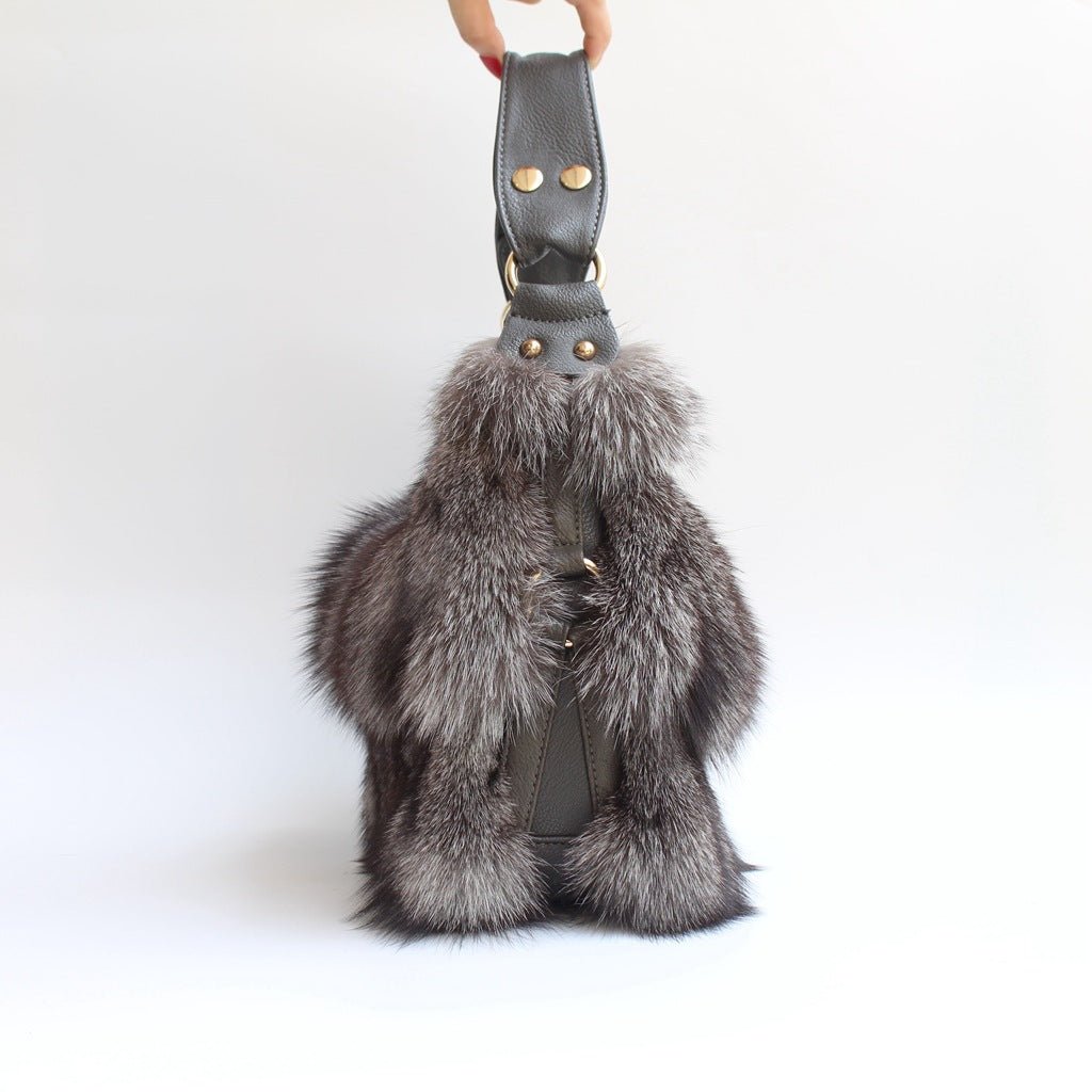 Fur Fox Hair Women's Bag Single Shoulder Belt - IVOIRART.COM