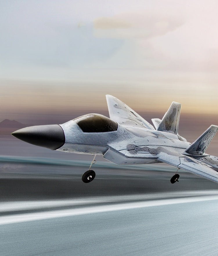 FX-822 Télécommande Planeur de Combat F22 Camouflage 2.4G 15min de Vol ultraléger - IVOIRART.COM