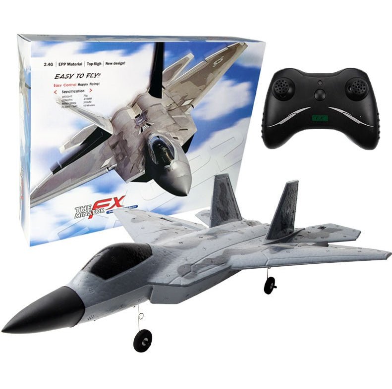FX-822 Télécommande Planeur de Combat F22 Camouflage 2.4G 15min de Vol ultraléger - IVOIRART.COM