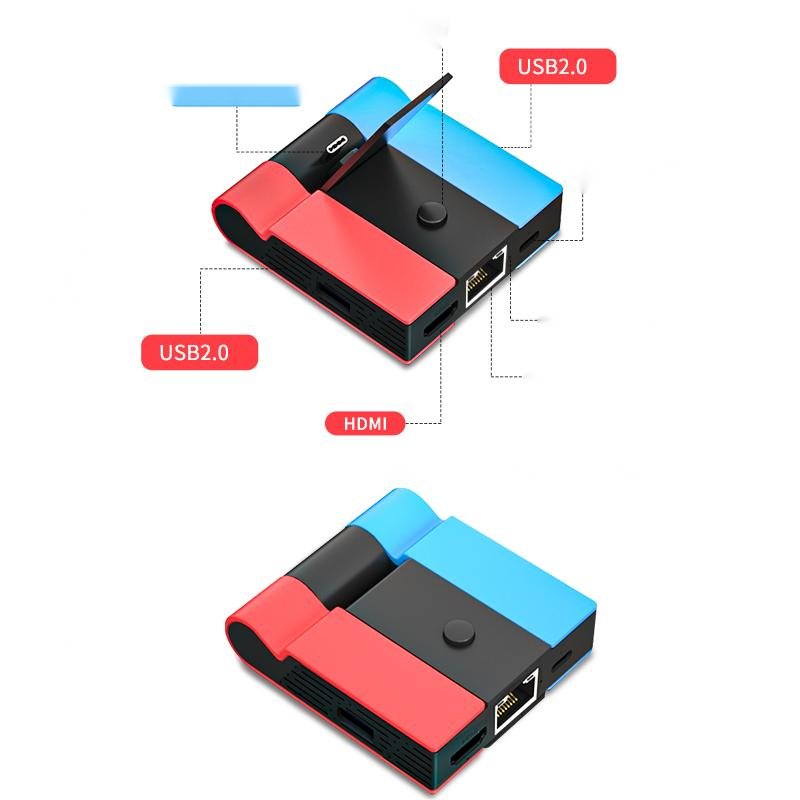 Game Console Accessories Portable Multi-function Adapter Extension - IVOIRART.COM