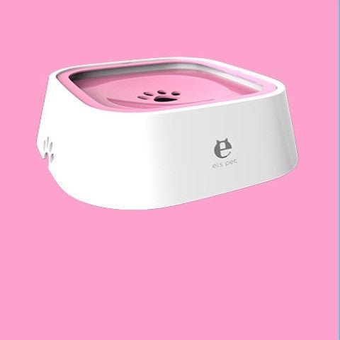 Gamelle flottante anti - débordement 1,5L pour chat et chien, distributeur d'eau lent en ABS & PP - IVOIRART.COM