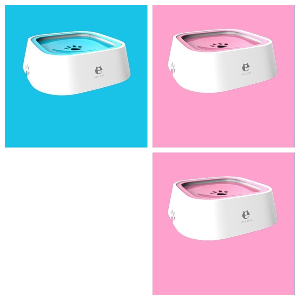 Gamelle flottante anti - débordement 1,5L pour chat et chien, distributeur d'eau lent en ABS & PP - IVOIRART.COM