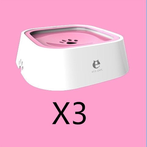 Gamelle flottante anti - débordement 1,5L pour chat et chien, distributeur d'eau lent en ABS & PP - IVOIRART.COM