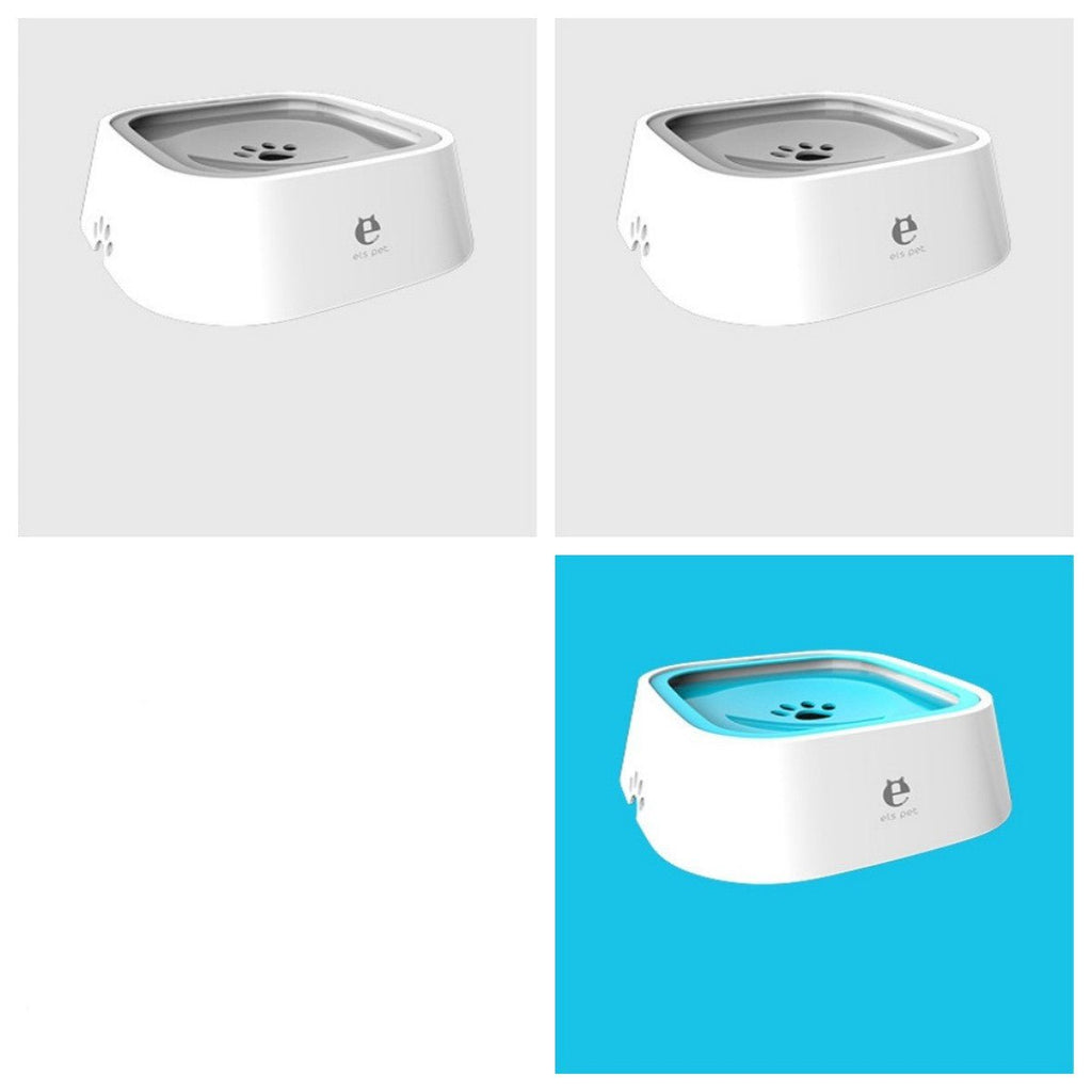Gamelle flottante anti - débordement 1,5L pour chat et chien, distributeur d'eau lent en ABS & PP - IVOIRART.COM