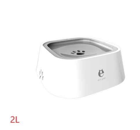 Gamelle flottante anti - débordement 1,5L pour chat et chien, distributeur d'eau lent en ABS & PP - IVOIRART.COM