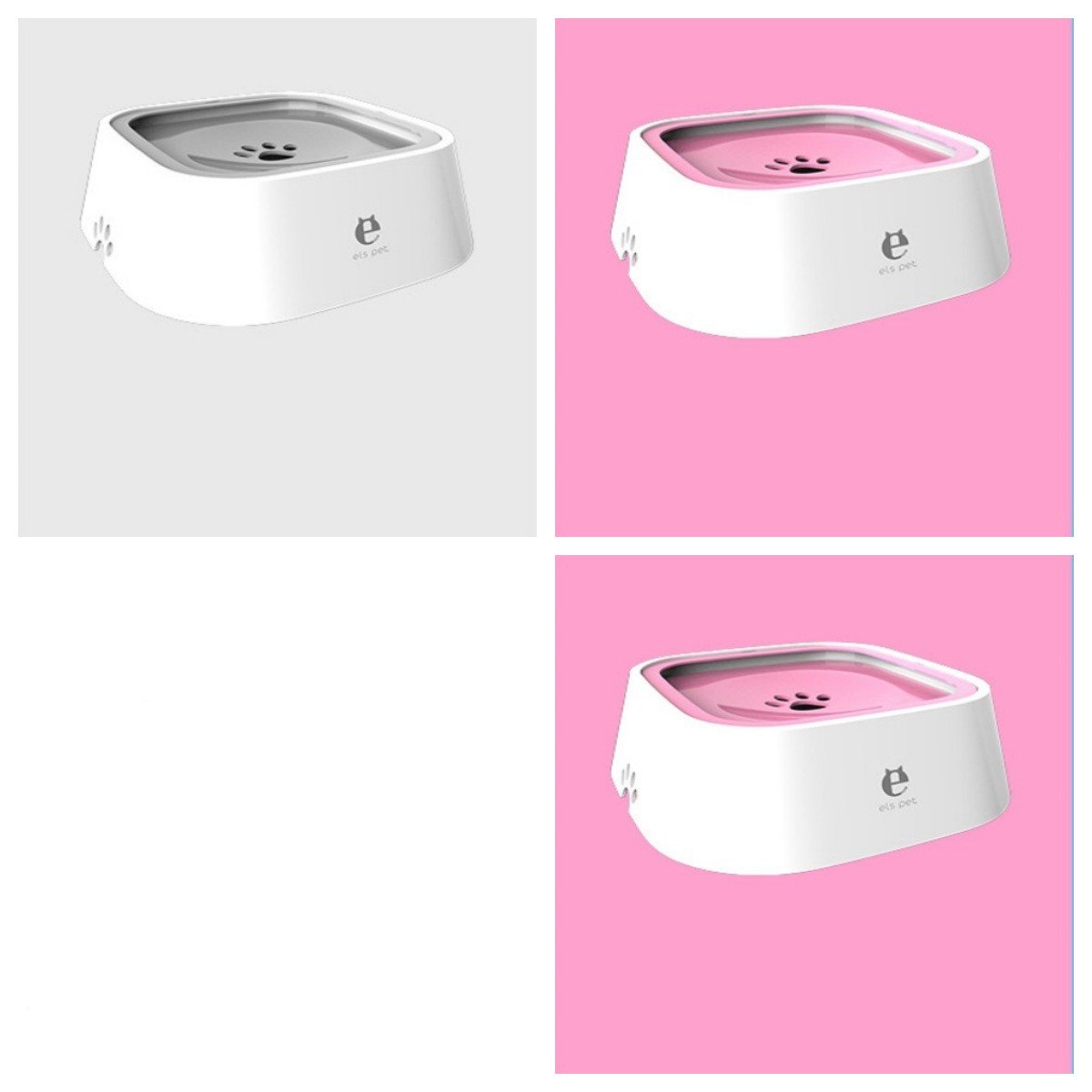 Gamelle flottante anti - débordement 1,5L pour chat et chien, distributeur d'eau lent en ABS & PP - IVOIRART.COM