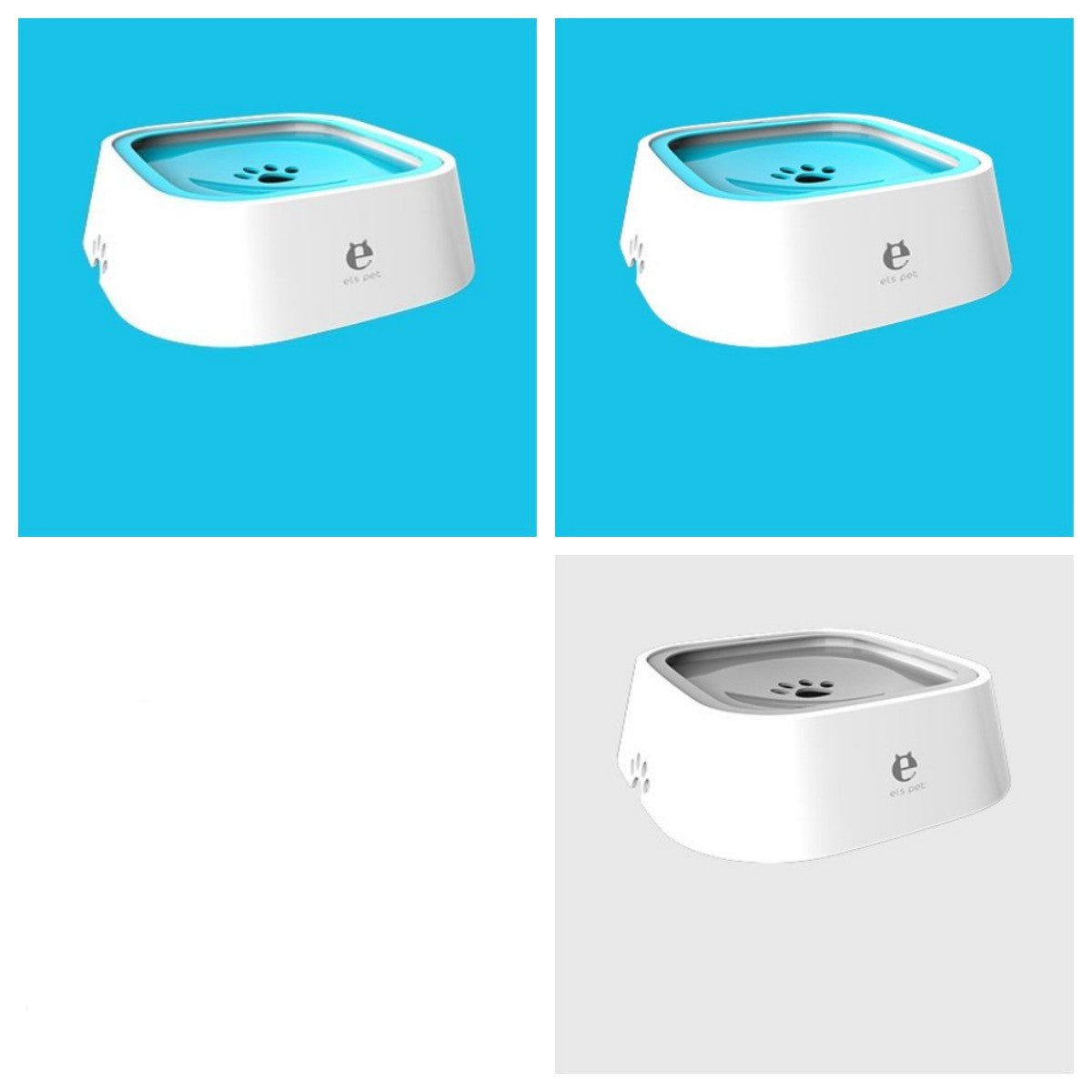 Gamelle flottante anti - débordement 1,5L pour chat et chien, distributeur d'eau lent en ABS & PP - IVOIRART.COM