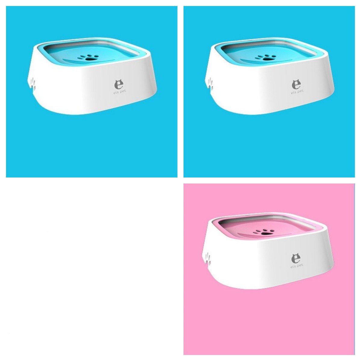 Gamelle flottante anti - débordement 1,5L pour chat et chien, distributeur d'eau lent en ABS & PP - IVOIRART.COM