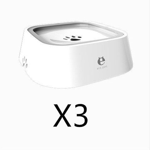 Gamelle flottante anti - débordement 1,5L pour chat et chien, distributeur d'eau lent en ABS & PP - IVOIRART.COM