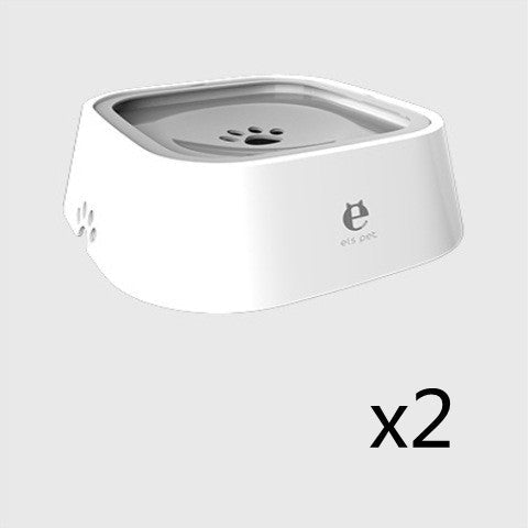 Gamelle flottante anti - débordement 1,5L pour chat et chien, distributeur d'eau lent en ABS & PP - IVOIRART.COM