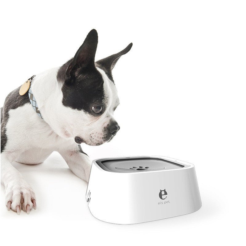 Gamelle flottante anti - débordement 1,5L pour chat et chien, distributeur d'eau lent en ABS & PP - IVOIRART.COM