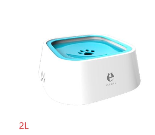Gamelle flottante anti - débordement 1,5L pour chat et chien, distributeur d'eau lent en ABS & PP - IVOIRART.COM