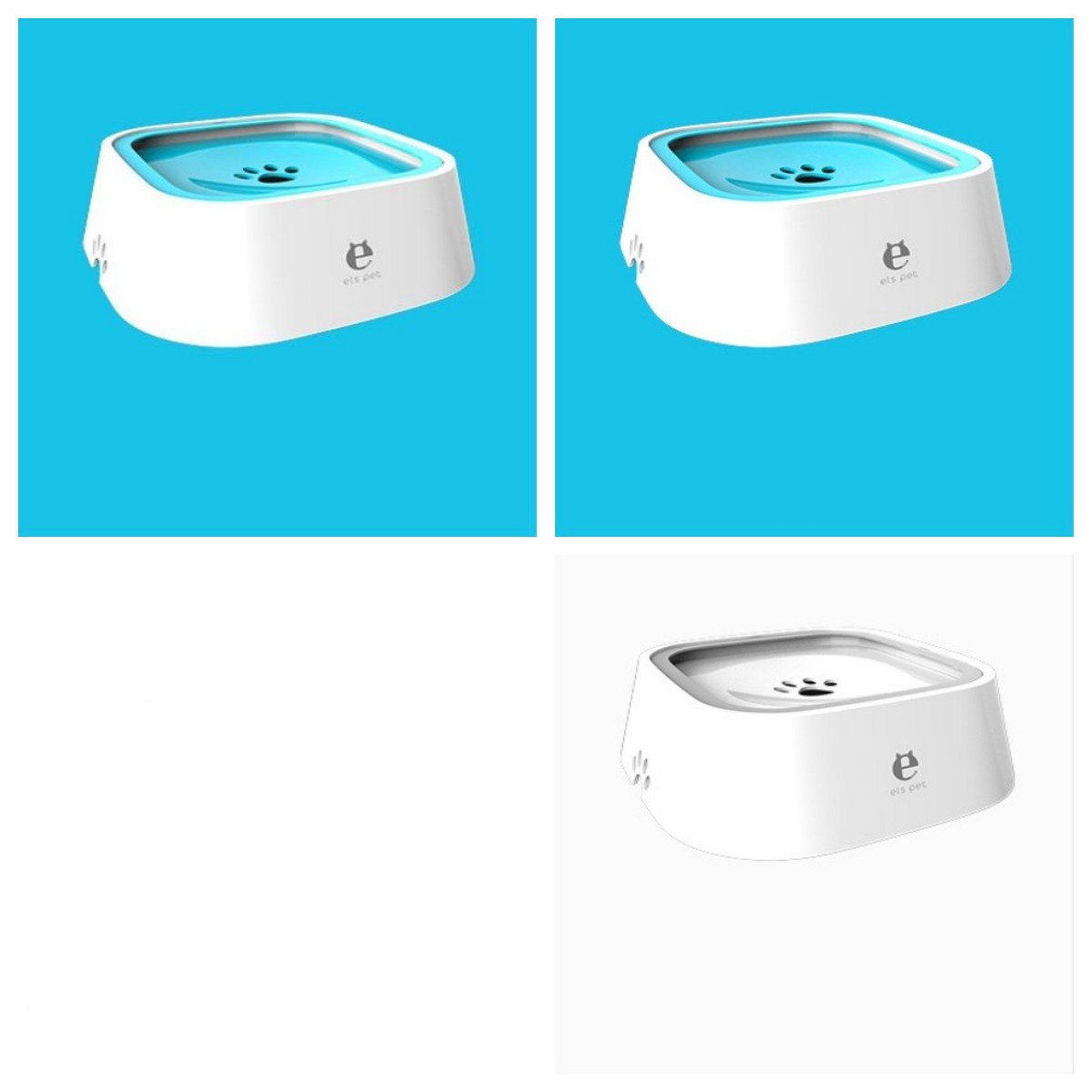 Gamelle flottante anti - débordement 1,5L pour chat et chien, distributeur d'eau lent en ABS & PP - IVOIRART.COM