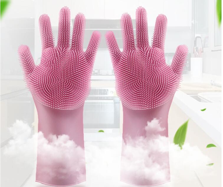Gants de Nettoyage résistants à la chaleur en Silicone anti-dérapants et polyvalents - IVOIRART.COM