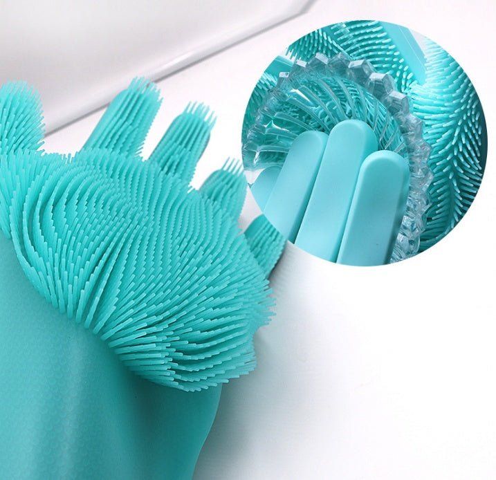 Gants de Nettoyage résistants à la chaleur en Silicone anti-dérapants et polyvalents - IVOIRART.COM