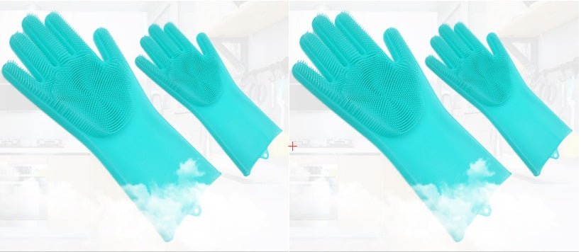 Gants de Nettoyage résistants à la chaleur en Silicone anti-dérapants et polyvalents - IVOIRART.COM
