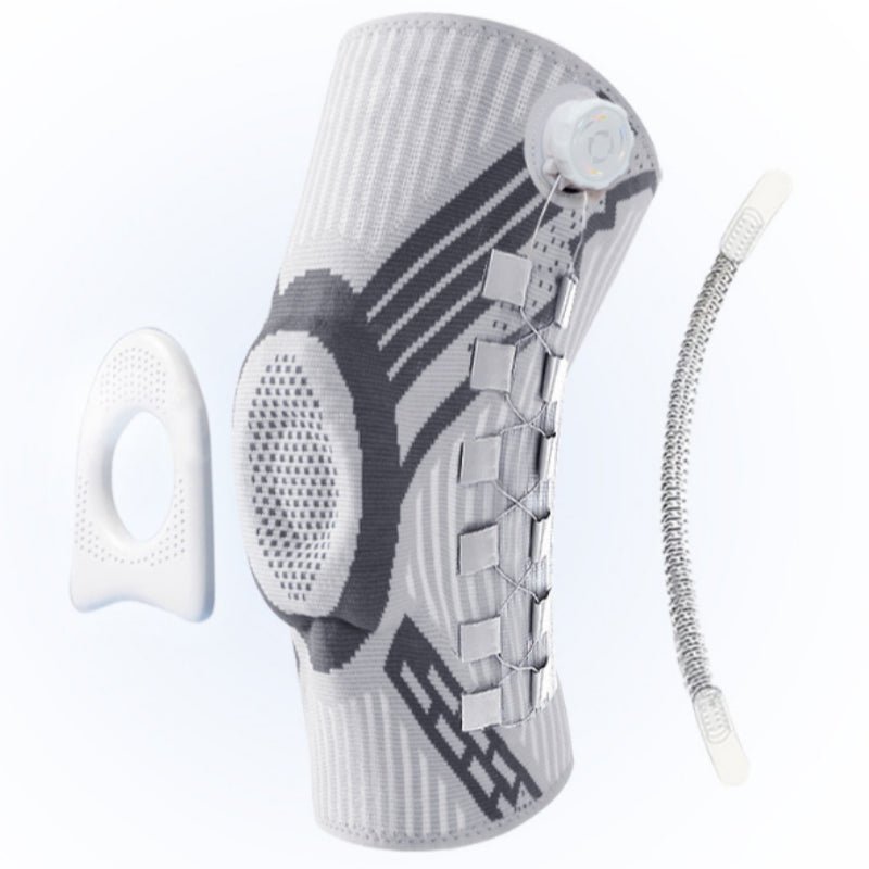 Genouillère sportive réglable amortissante en silicone — protection pour coursePro - IVOIRART.COM