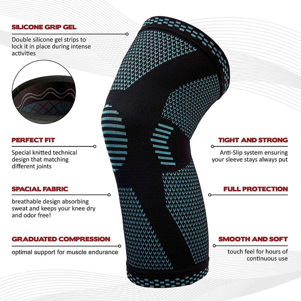 Genouillères de sport en tricot – Protection essentielle pour vos activités physiques - IVOIRART.COM
