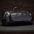 Genuine Leather Business Luggage And Travel Bag - IVOIRART.COM