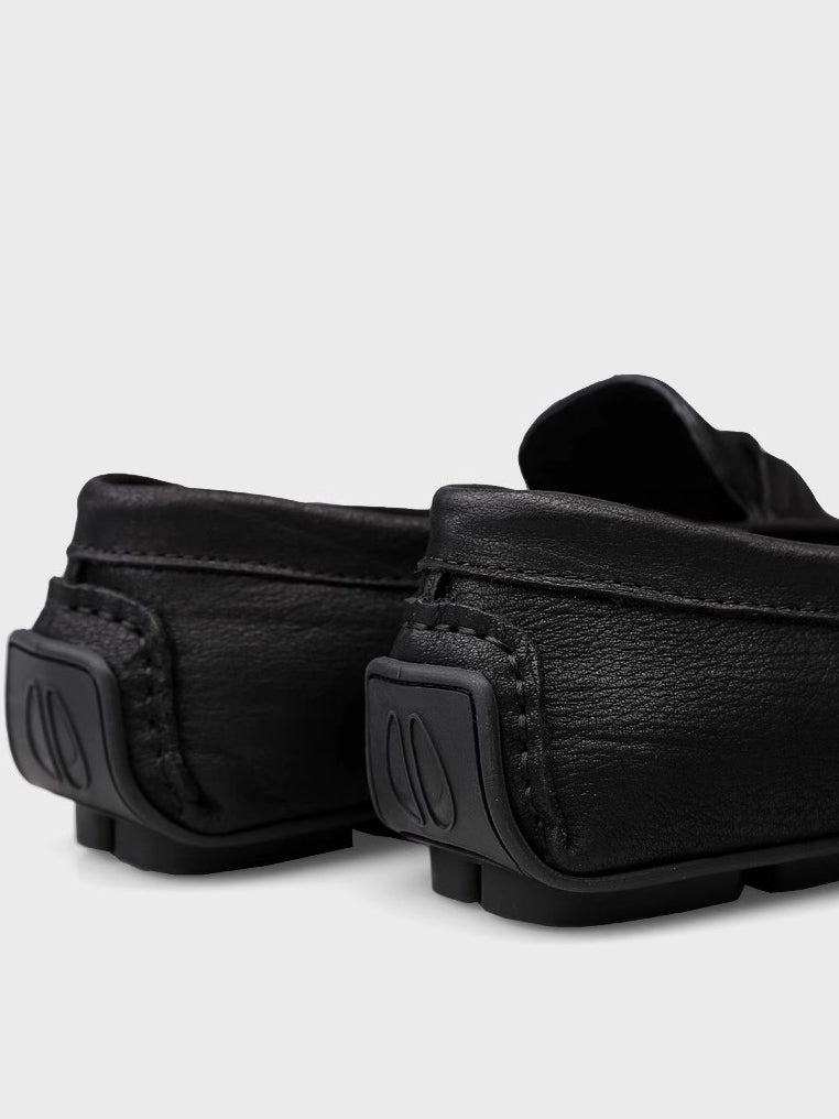 Genuine Leather Slip-on Lofter Peas Casual Shoes Men - IVOIRART.COM